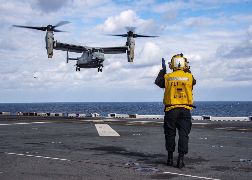 USS America Conducts Flight Ops