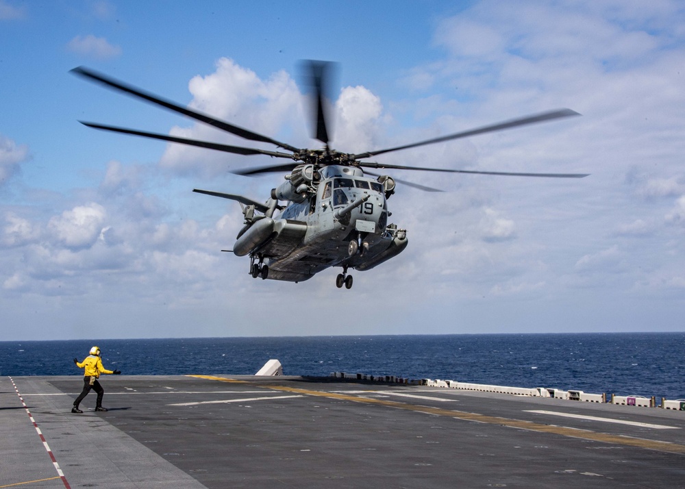 USS America Conducts Flight Ops