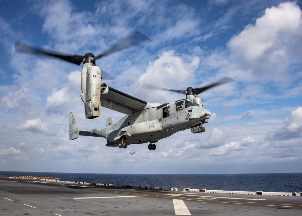 USS America Conducts Flight Ops