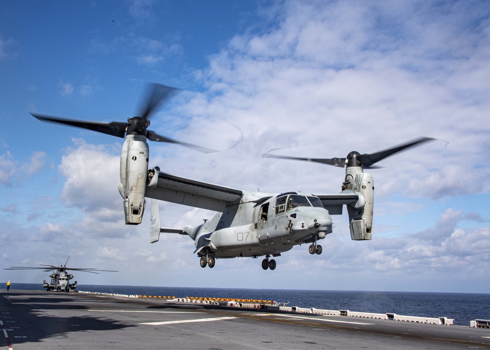 USS America Conducts Flight Ops