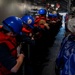 Gridley conducts a replenishment-at-sea