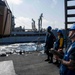 Gridley conducts a replenishment-at-sea