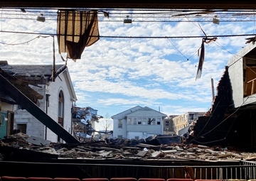 View From American Legion Theater in Mayfield, Kentucky Following December 10, 2022 Tornadoes