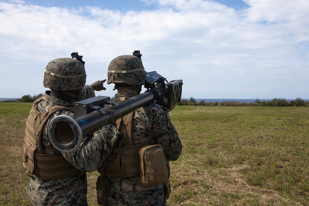 U.S. Marines conduct EAB operations on Ie Shima