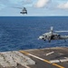 USS Carl Vinson (CN 70) Conducts a Replenishment-at-Sea in the Pacific Ocean