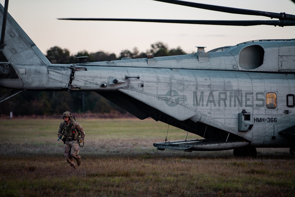 Air Force, Marine Corps, Army WTC Fast Rope Training