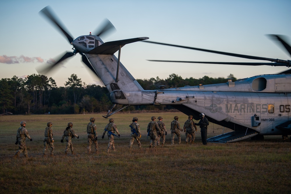 Air Force, Marine Corps, Army WTC Fast Rope Training