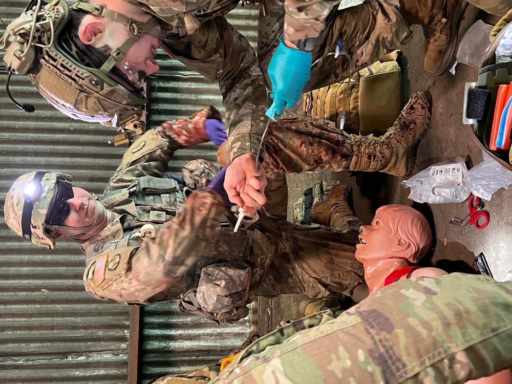 MedDet Soldiers completes 2022 recertification in midst of COVID and hospital mission training