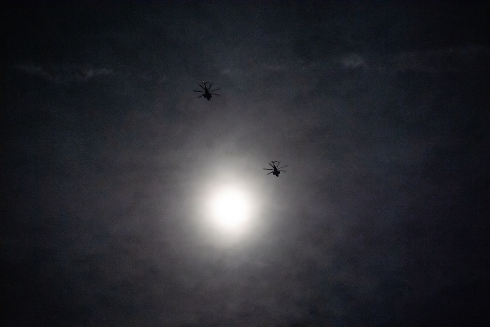 Night Airborne Operation Training