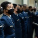 Air Force Mortuary Affairs Operations conducts dress blues inspection of deployed Airmen