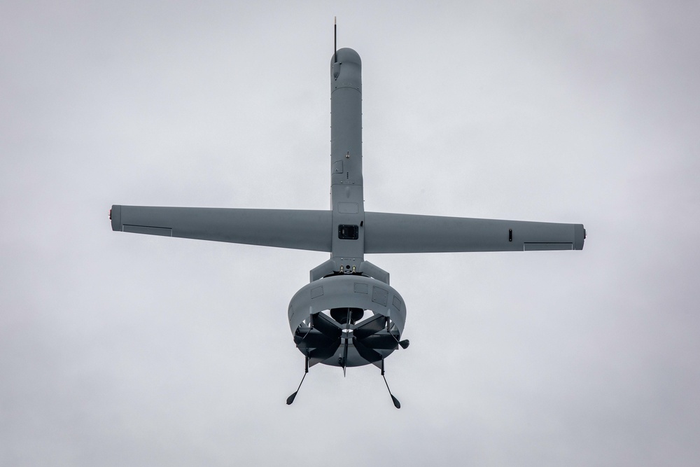 USS Arlington Utilizes Unmanned Aerial System