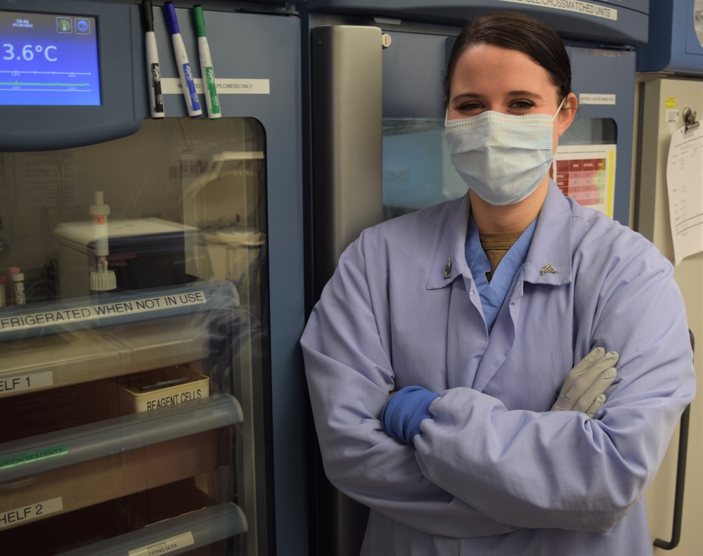 I Am Navy Medicine – and Blood Bank subject matter expert – Hospitalman Margaret Strah