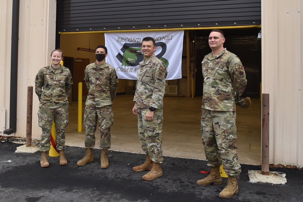 52nd Combat Communications Squadron Special Mission Flight opens new facility