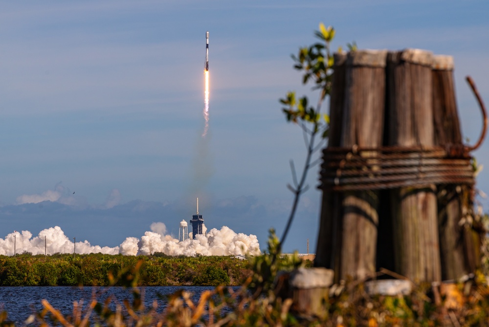 Space Launch Delta 45 Supports Successful Falcon 9 Starlink 4-7 Launch