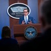 Pentagon Spokesman Holds Press Briefing