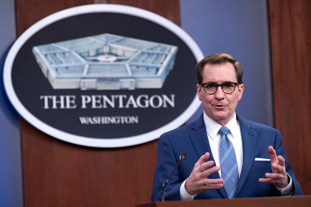 Pentagon Spokesman Holds Press Briefing