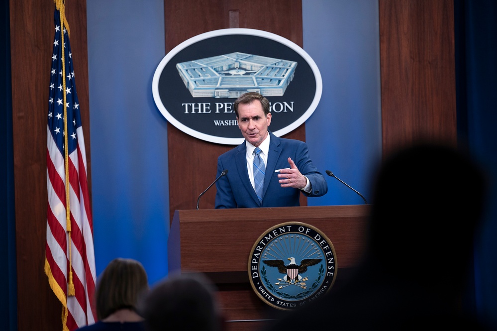 Pentagon Spokesman Holds Press Briefing