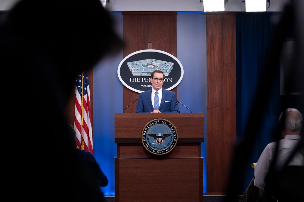 Pentagon Spokesman Holds Press Briefing