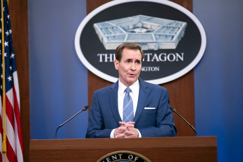 Pentagon Spokesman Holds Press Briefing