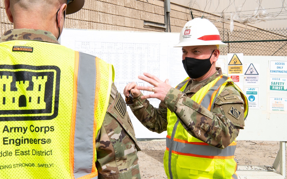 USACE commander views renovation of Building 550