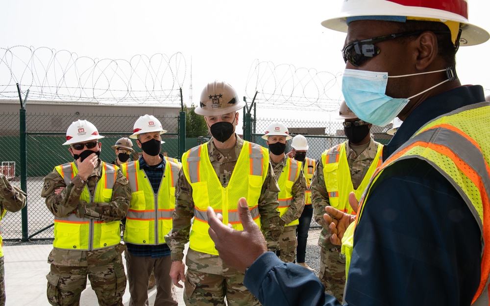 USACE commander views renovation of Building 550