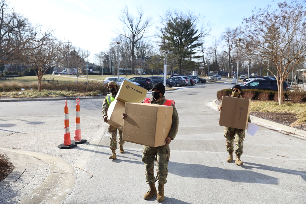 MDNG Transports Medical Supplies to Medical Facilities