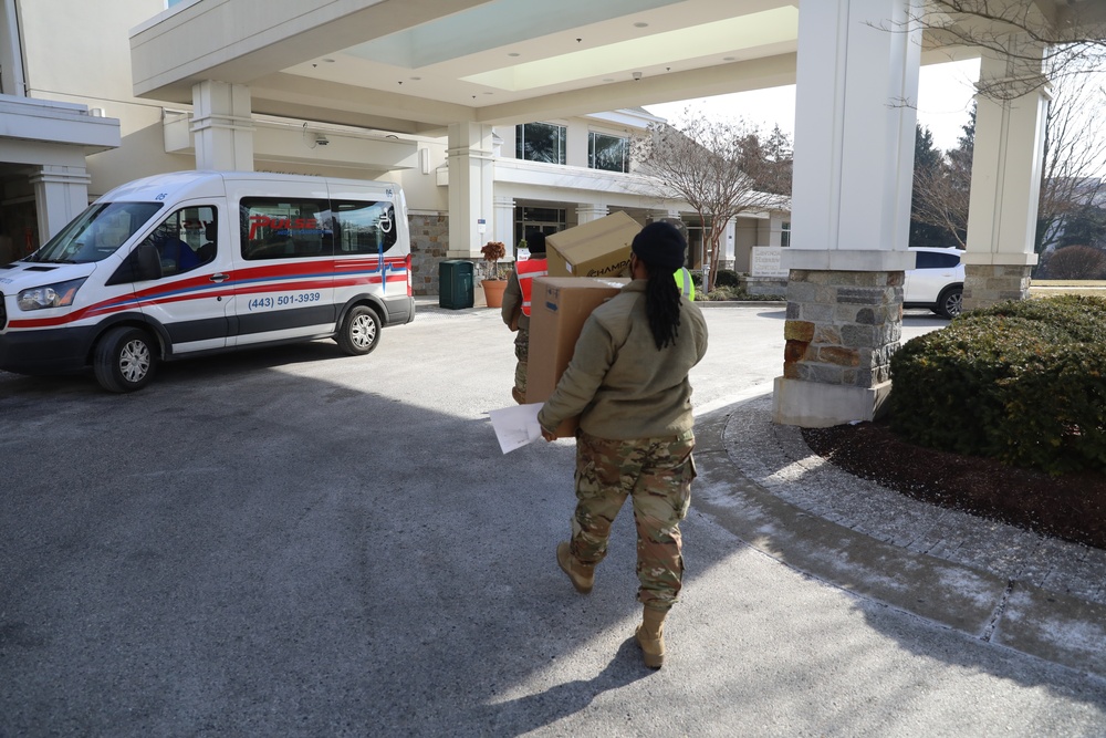 MDNG Transports Medical Supplies to Medical Facilities