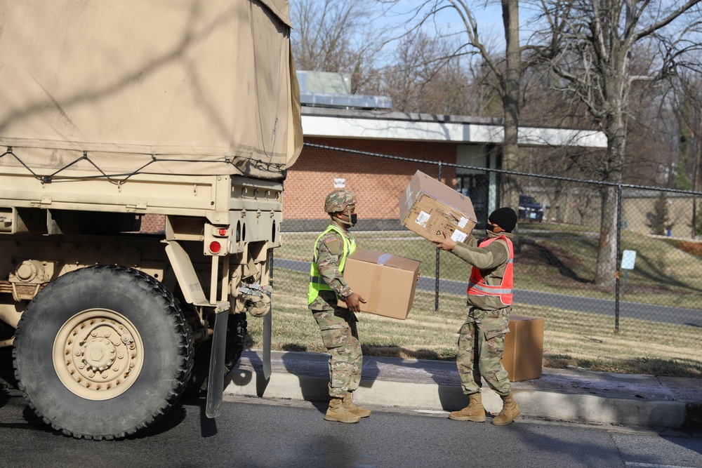 MDNG Transports Medical Supplies to Medical Facilities