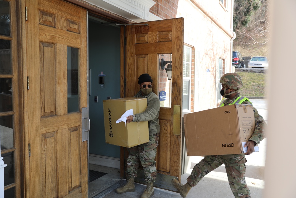 MDNG Transports Medical Supplies to Medical Facilities