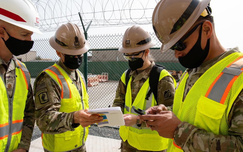 USACE commander views renovation of Building 550