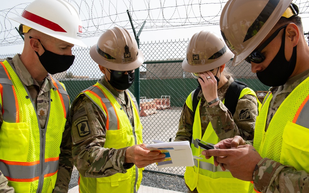 USACE commander views renovation of Building 550
