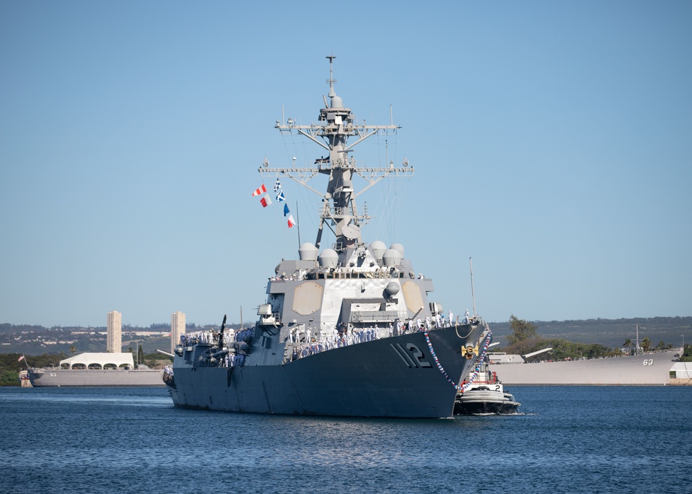 USS Michael Murphy Returns to Homeport