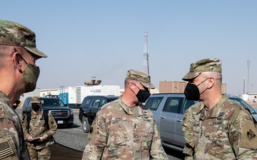 USACE commander meets with TF Spartan commander and engineers