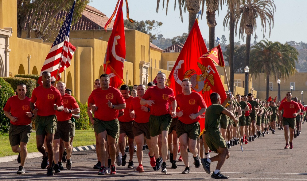 Dvids Images Charlie Company Motivational Run Image Of