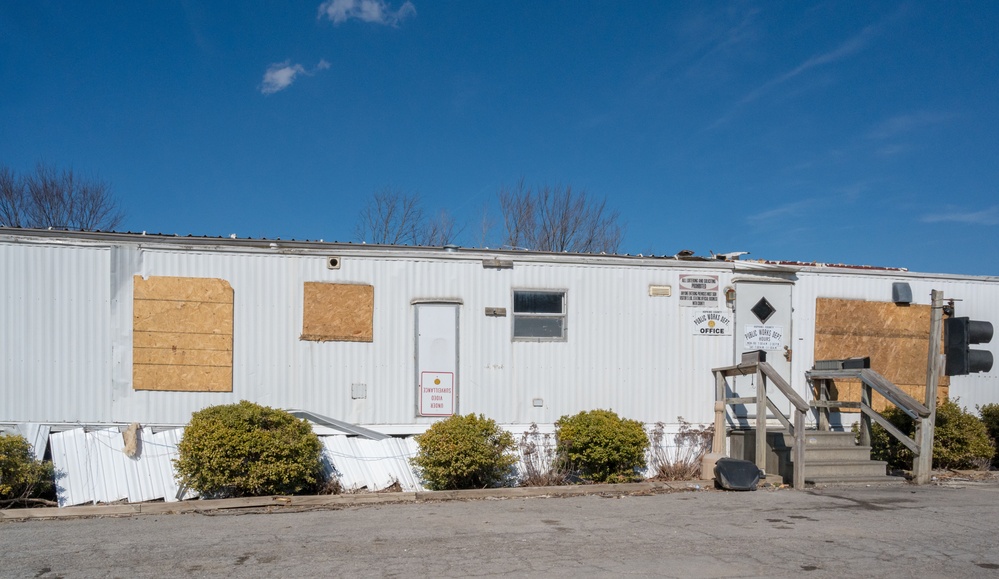 Hopkins County Public Works Building Damaged by Tornado