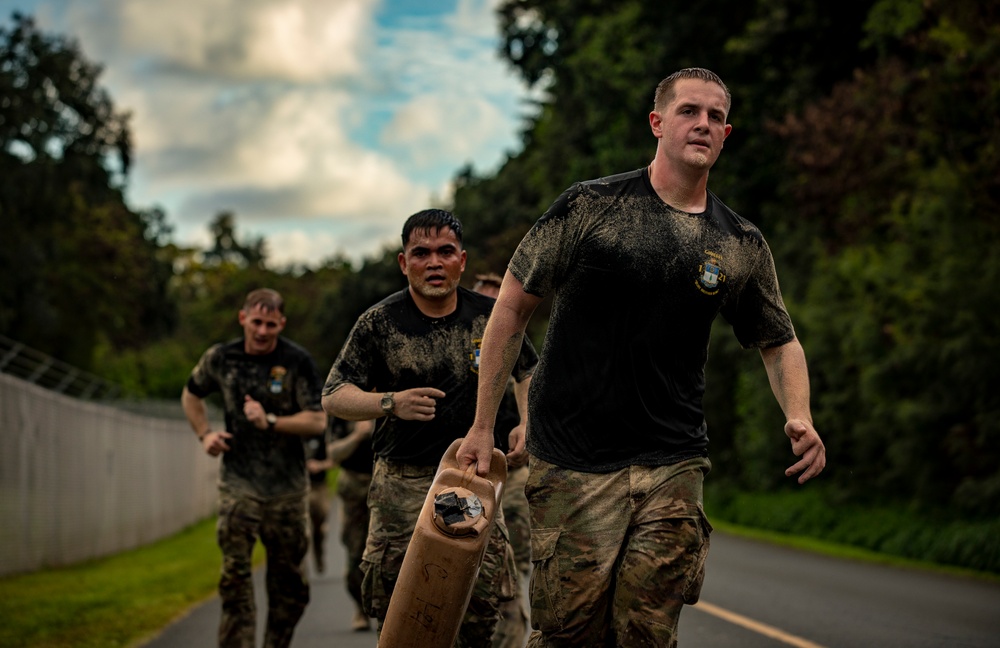 1-21 IN Physical Training Event in honor of Fallen Soldiers