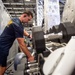 Sailor uses Gym aboard USS Charleston