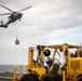 11th MEU and USS Essex (LHD 2) conduct a replenishment-at-sea during Noble Fusion