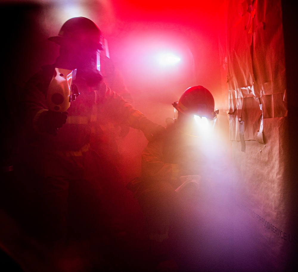 USS Ronald Reagan (CVN 76) Joint Damage Control Drill