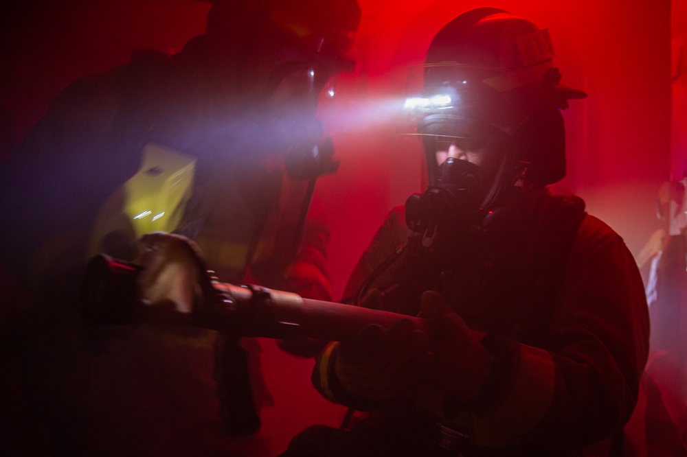 USS Ronald Reagan (CVN 76) Joint Damage Control Drill