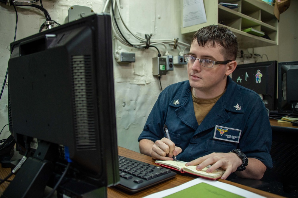 USS Carl Vinson (CVN 70) Sailors Conduct Operations in Pacific Ocean