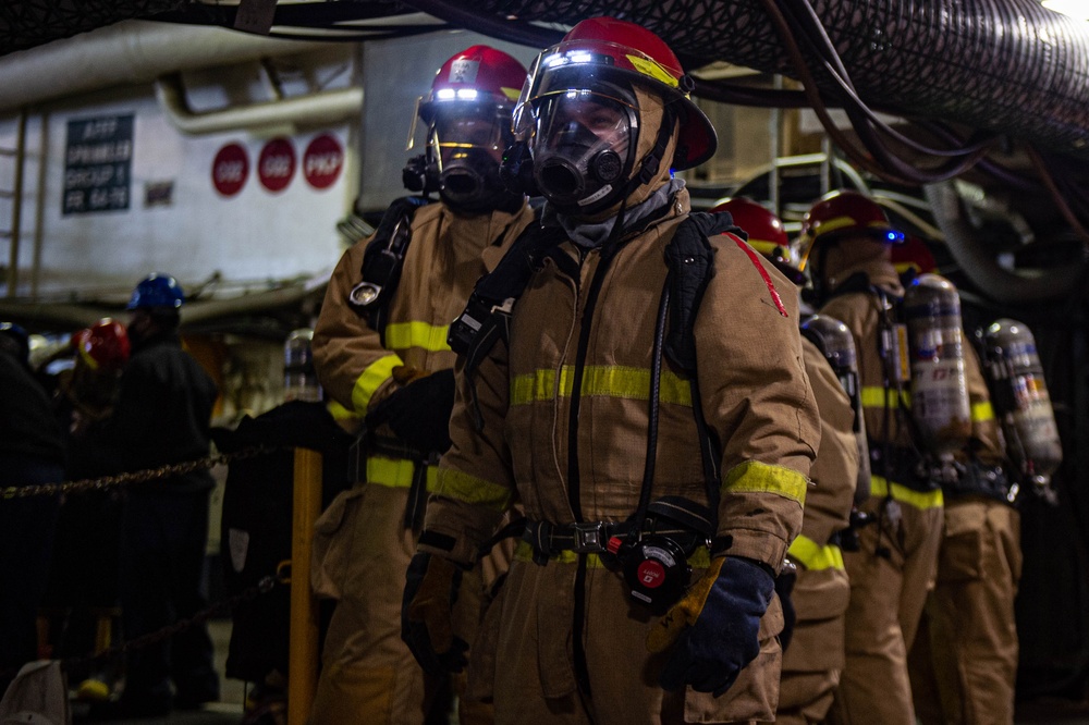 DVIDS - Images - USS Ronald Reagan (CVN 76) Joint Damage Control Drill ...