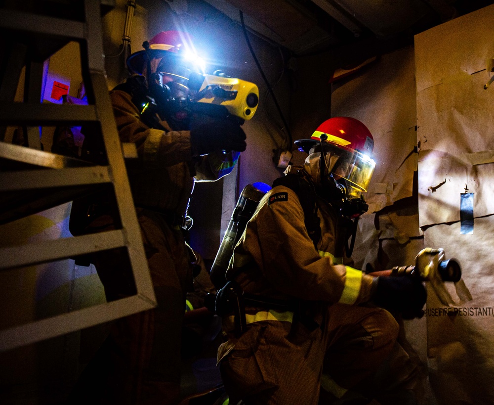 USS Ronald Reagan (CVN 76) Joint Damage Control Drill