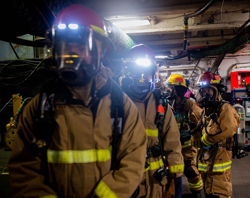 USS Ronald Reagan (CVN 76) Joint Damage Control Drill