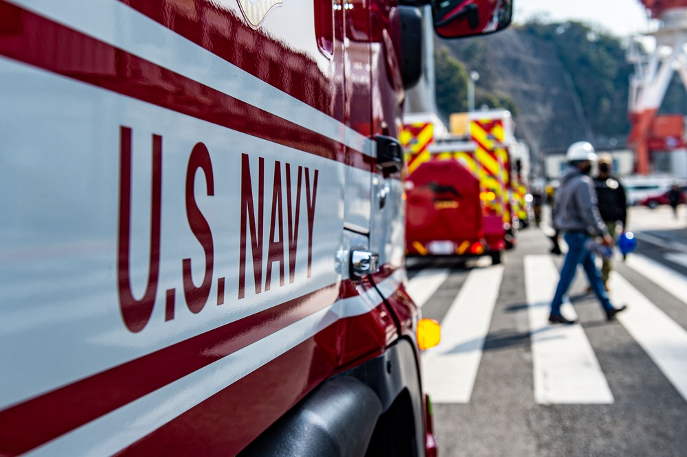 USS Ronald Reagan (CVN 76) Joint Damage Control Drill