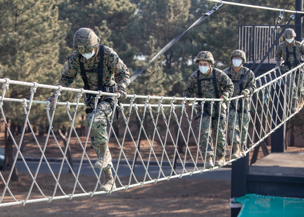 MARFORK Rope Course with ROKMC