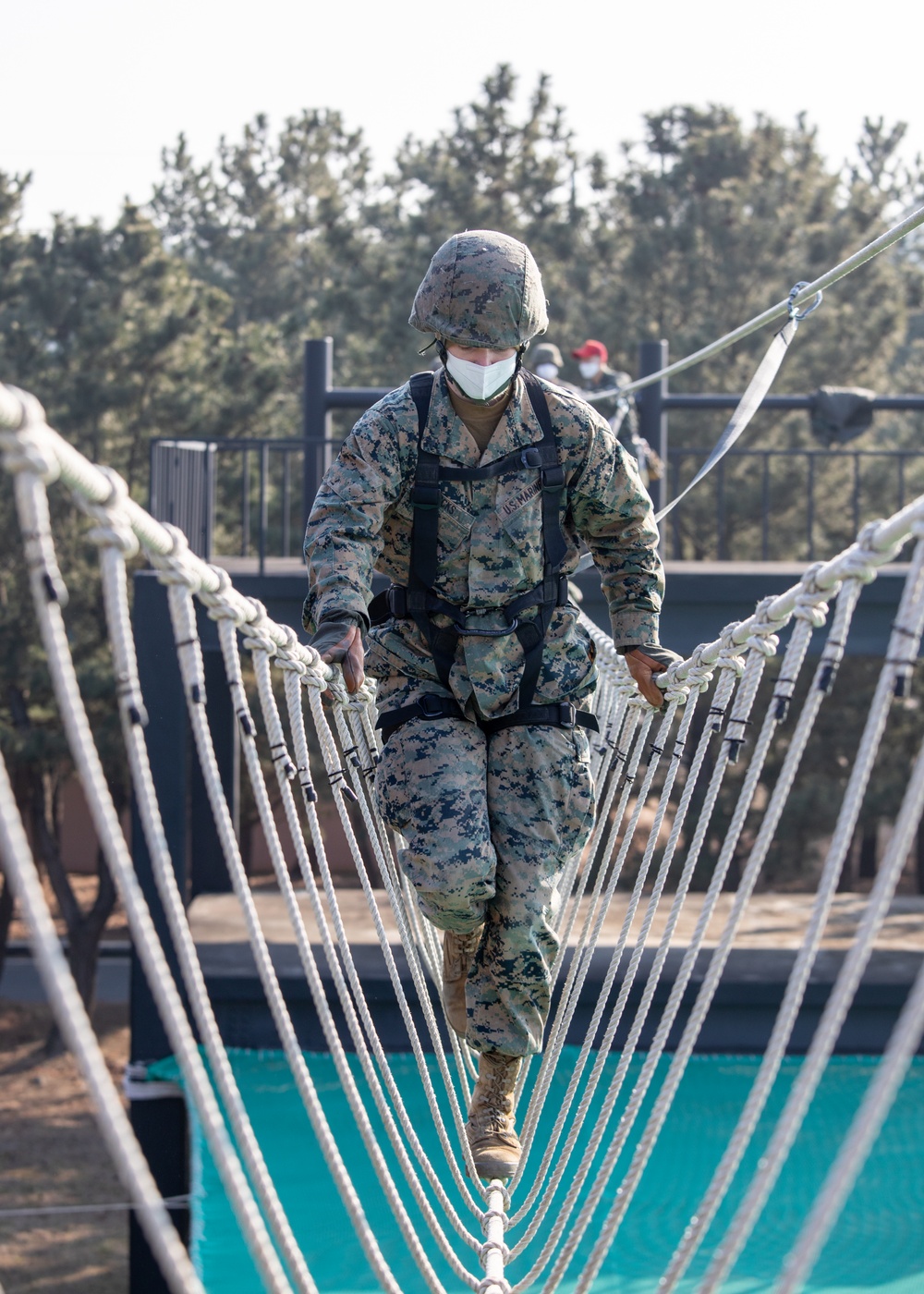 MARFORK Rope Course with ROKMC