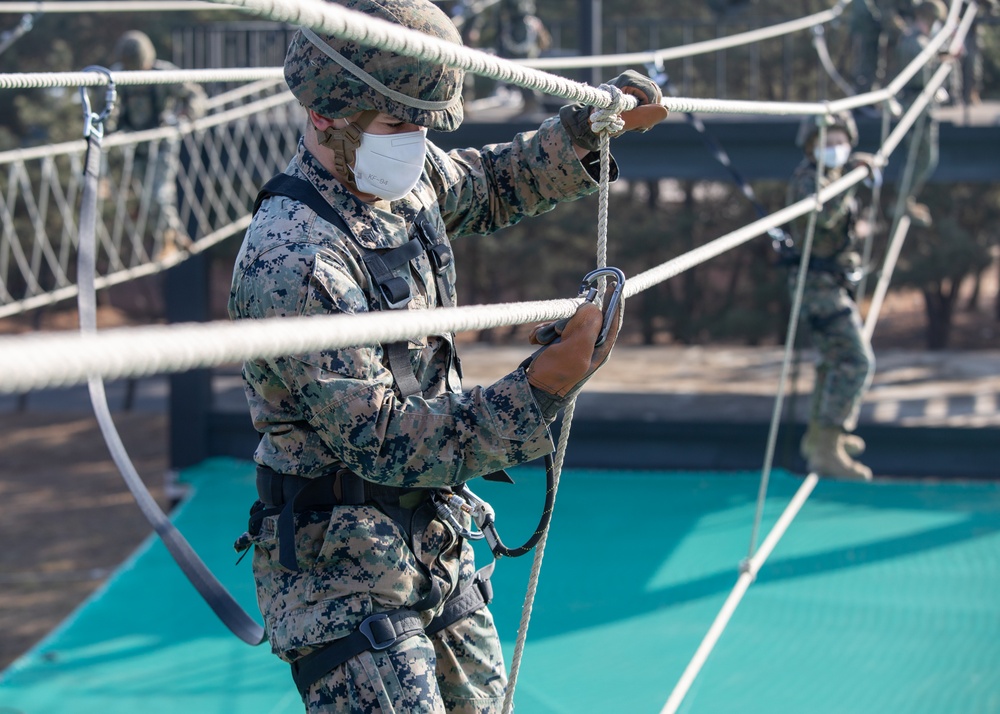 MARFORK Rope Course with ROKMC