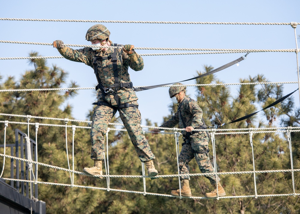 MARFORK Rope Course with ROKMC