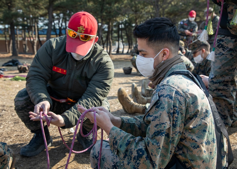 MARFORK Rope Course with ROKMC